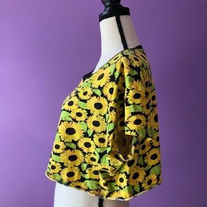 Sunflower Crop Top